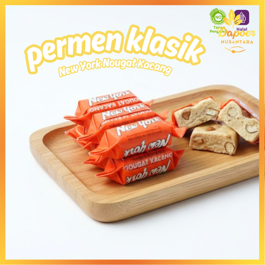 Permen Jadul Legendaris permen nougat kacang Manis Gurih Oleh oleh Khas