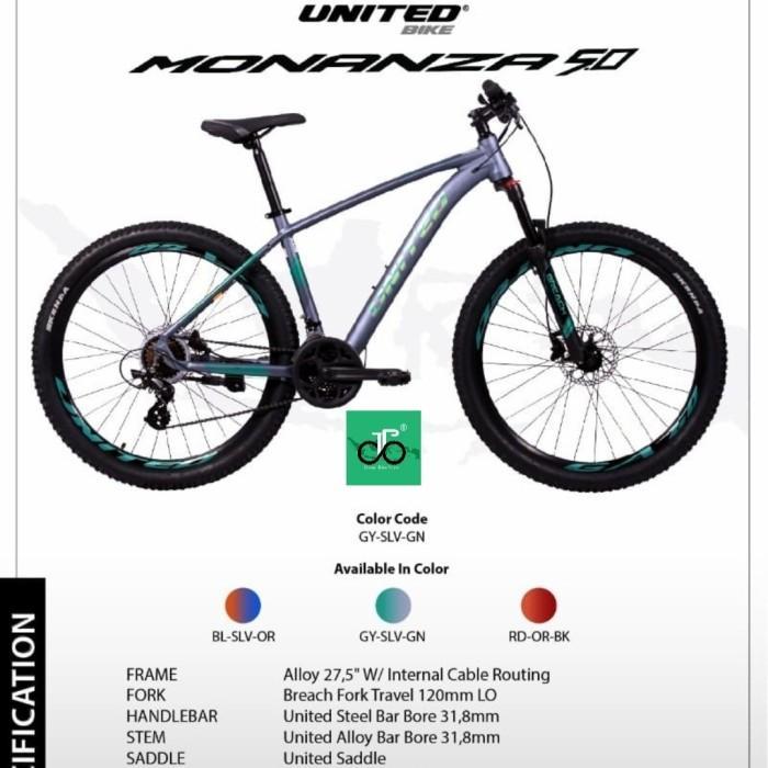 PROMO GASSPOLL Sepeda MTB 27.5" United Monanza 5.0 TERBARU 5