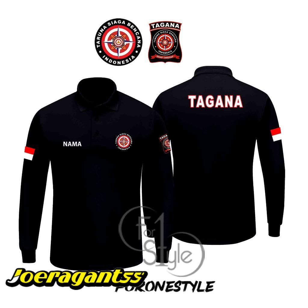 POLOSHIRT TAGANA - POLO BERKERAH TAGANA FREE NAMA - POLO TAGANA FREE NAMA