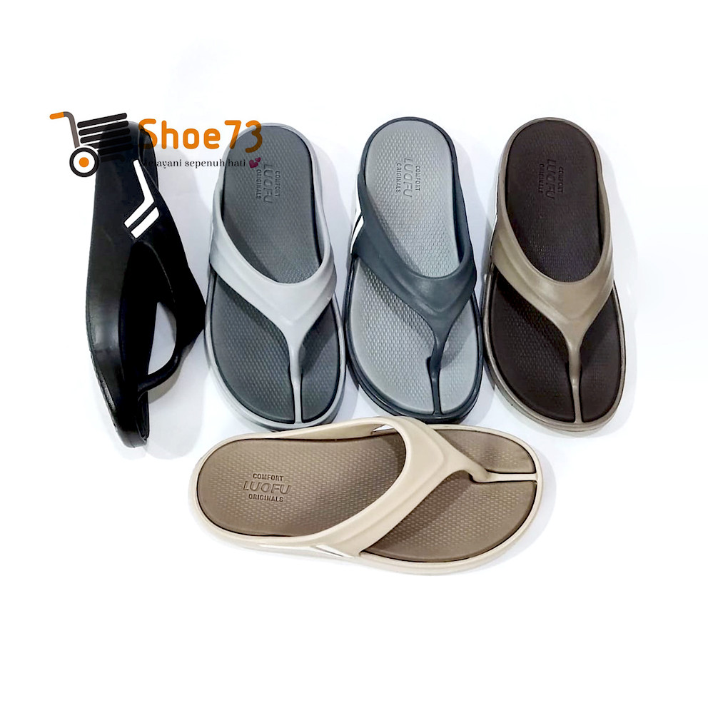 LUOFU E 6217 - BRJDR SIZE 36-40  l Sendal jepit cowok RINGAN ANTI SLIP