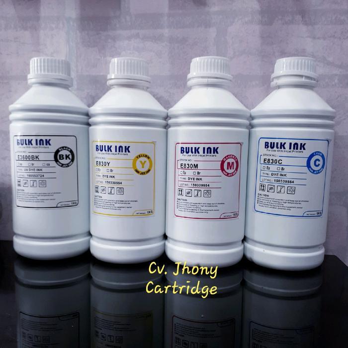 PROMO  Tinta Literan Bulk ink Universal 1 kg 1 Liter - Hitam