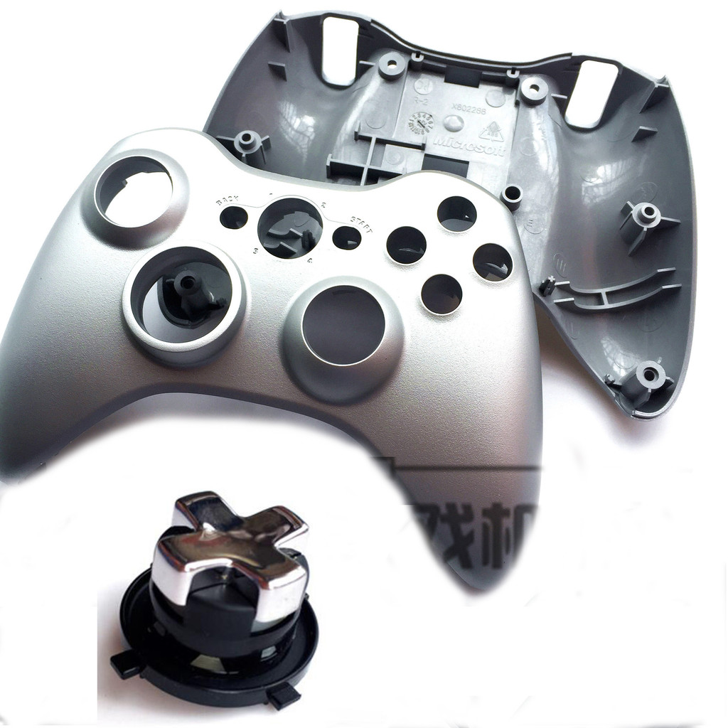 For Microsoft Xbox 360 Gamepad Limited Edition Silver Controller Housing Shell Replacement Shell Cas