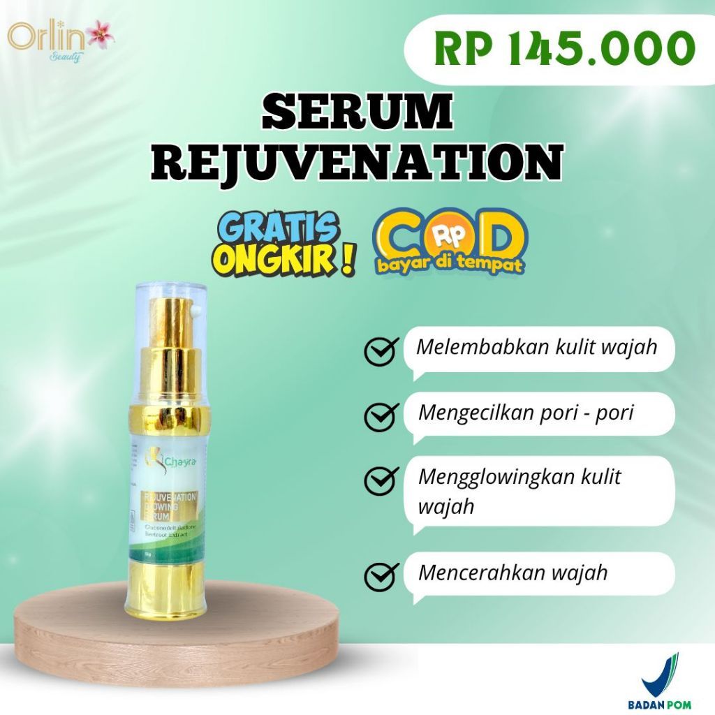 ORLIN BEAUTY - Serum Rejuvenation Serum Chayra Serum Wajah Glowing Dan Putih Serum Mencerahkan Wajah