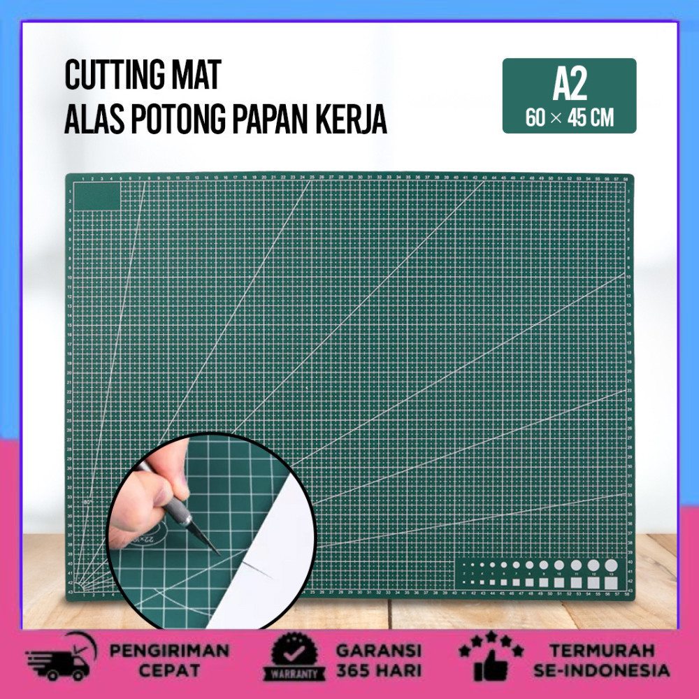 Cutting Mat Ukuran Besar  A2 60 x 45 cm Alas Potong  Working Pad Cutting Mat Alas Potong