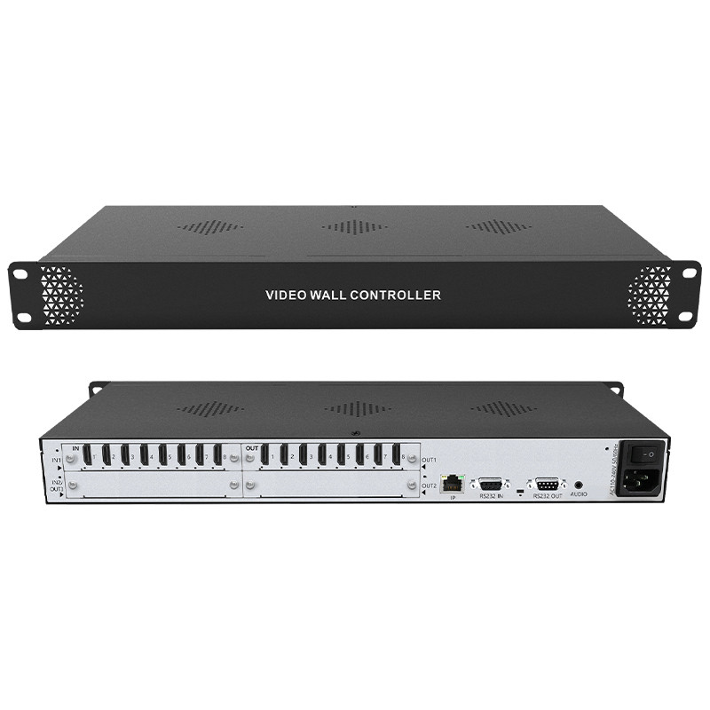 4K 8 in 8 out multiscreen image Mosaic processor window HDMI video seamless matrix switcher