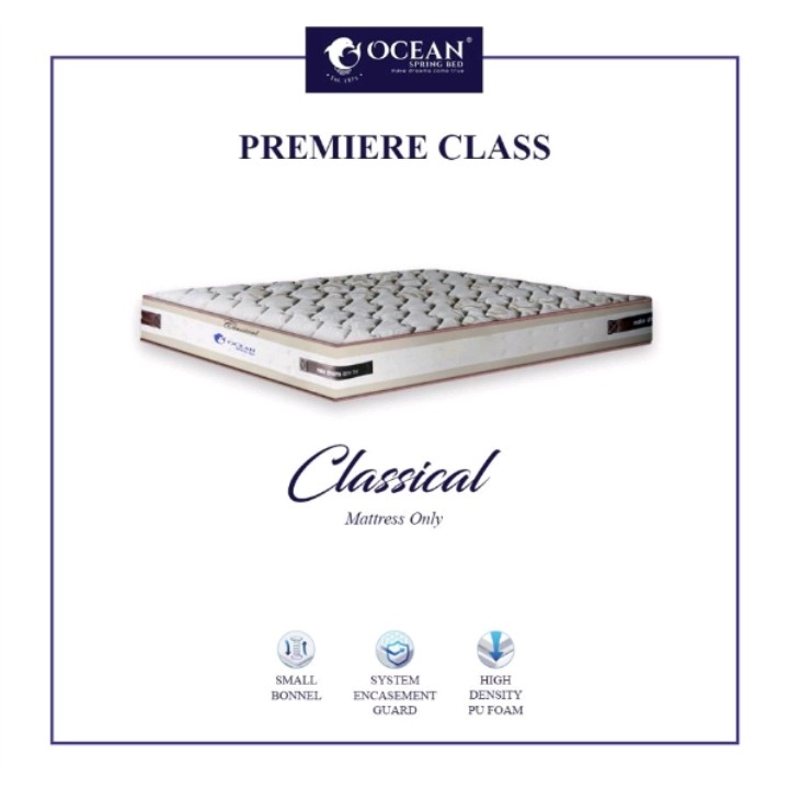 Springbed Ocean Classical Kasur Murah Free Ongkir Pengiriman Khusus Kota Jadetabek - UKuran 120x200x