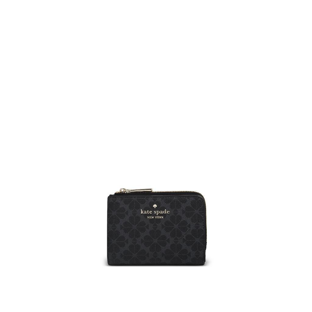 Spade flower small l-zip wallet ( women )