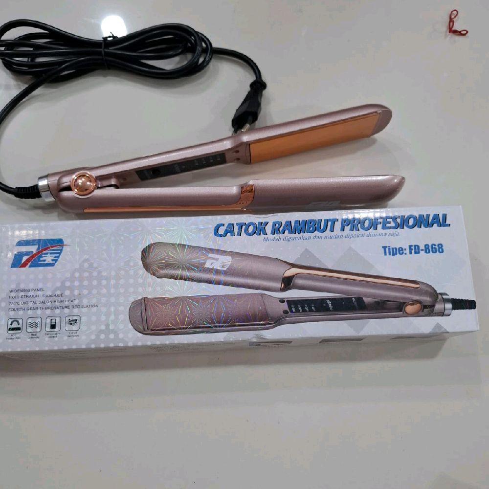 Catokan Pelurus Rambut Fd 868 Catokan Pelurus Rambut Anti Lepek Fd868 Warna Random