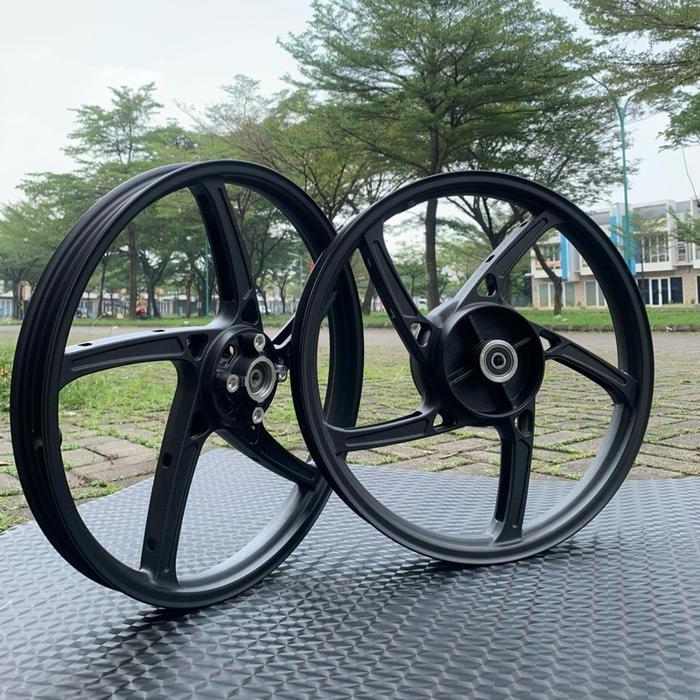 RACING SPORT RIM S5 4 HOLE RING 17/ VELG RACING S5 4 LUBANG RING 17 Cardinals Racing - LC135/SRL115 
