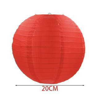 Lampion Kain Polos Lampion Kain Warna Warni Merah Putih Lampu - 20CM MERAH [terlaris]