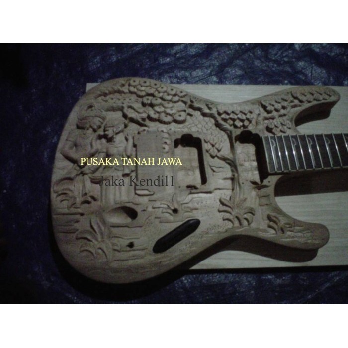 body gitar ukir kayu mahoni super bahan MENTAHAN fnx021 Murah murah murah nih