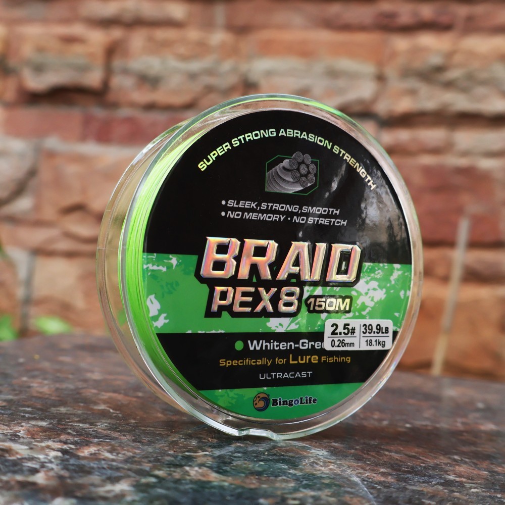 Bingolife Benang 150m PE X8 Casting 0.12mm~0.5mmTenggelam