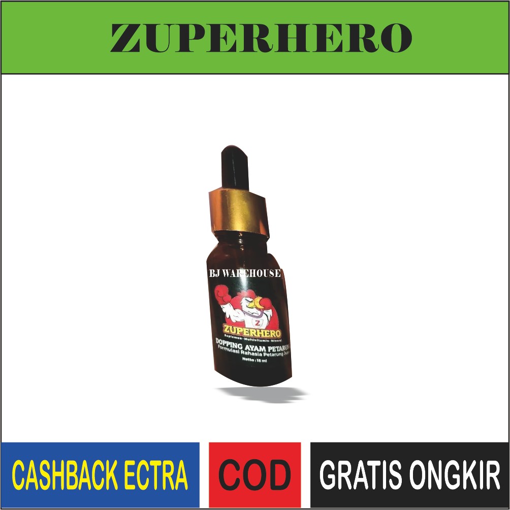 Doping Ayam Aduan Terbaik, Doping Ayam Aduan Alami, Doping Ayam Aduan dari Thailand,Doping Zuperhero