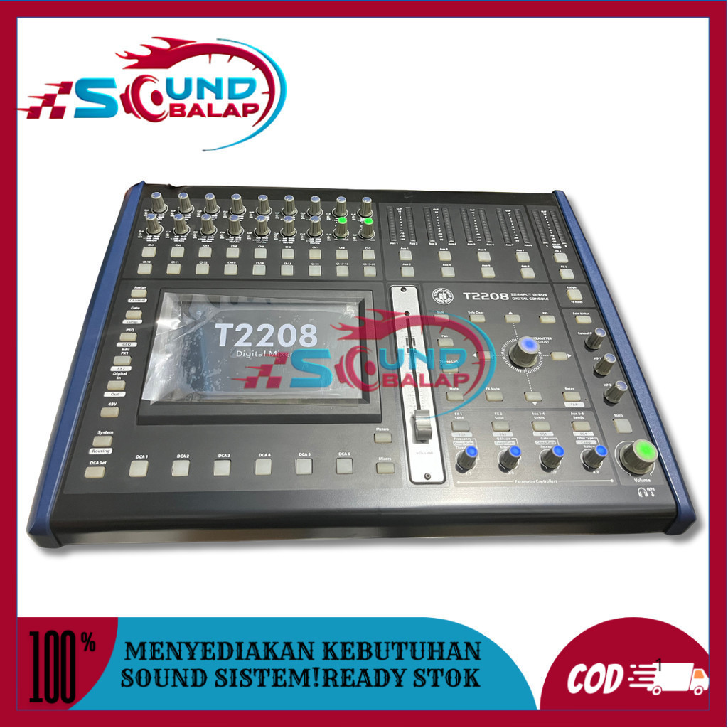 Digital Mixer TOPPRO - Top Pro T2208 Original USA tipe T 2208 - versi terbaru