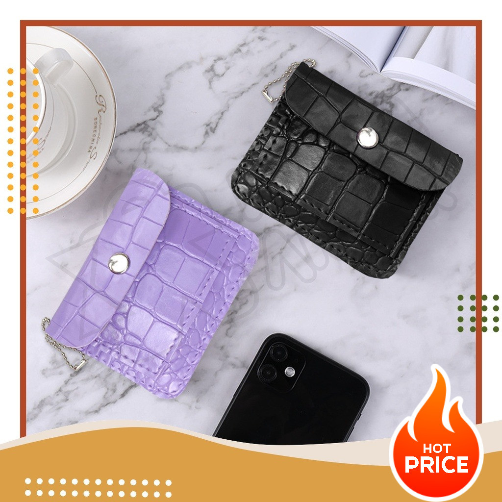Dompet Kartu Croco / Card Holder Croco / Dompet Kartu Tipis / Slim Card Wallet