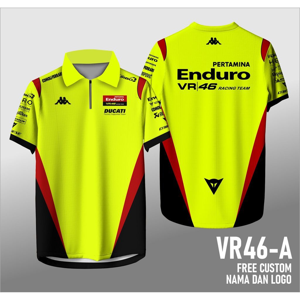 jersey crew motogp vr46 pertamina enduro racing team ducati kaos motogp 2026 VR46-A