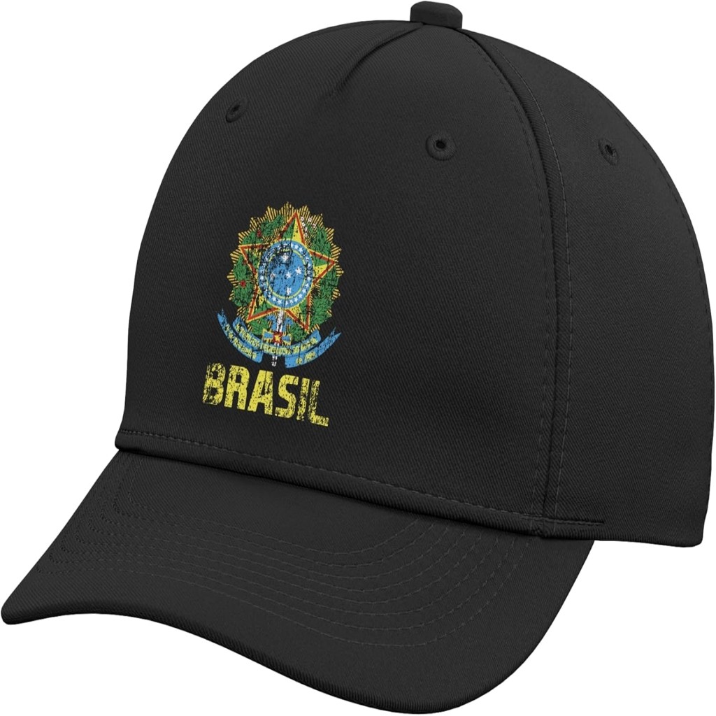 Brasil Brazilian Pride Brazil Flag International Country Adjustable Baseball Hat
