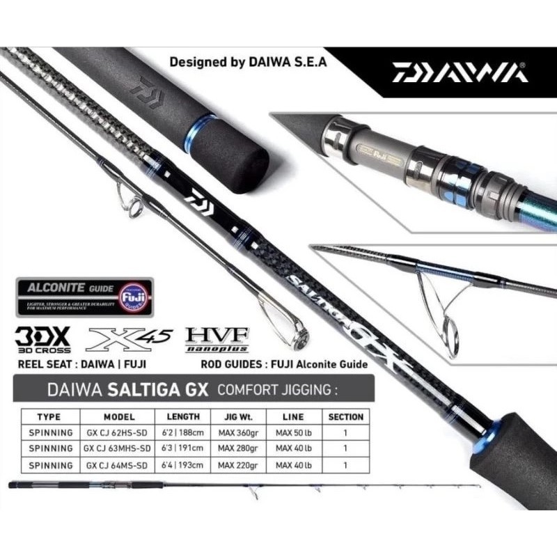 JORAN DAIWA SALTIGA GX CJ ONE PIECE