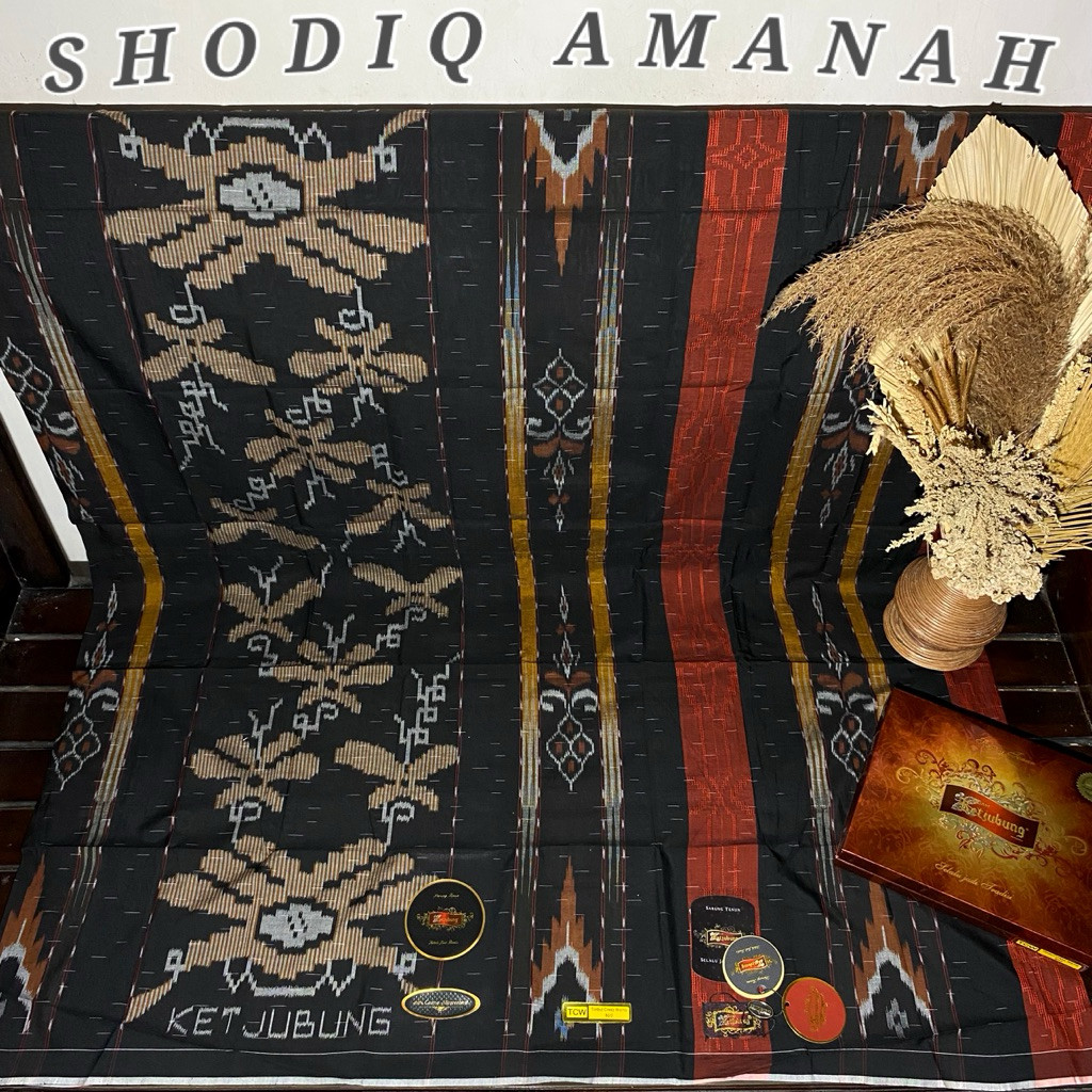 Sarung ketjubung red SKG TCW PLS CLS TPI hitam jahit tengah | ketjubung platinum