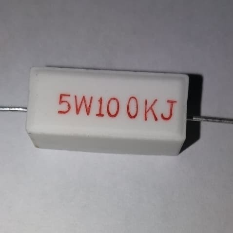 RESISTOR 100K 5W 100KOHM 5W Resistor 5w 100K Resistor 100K