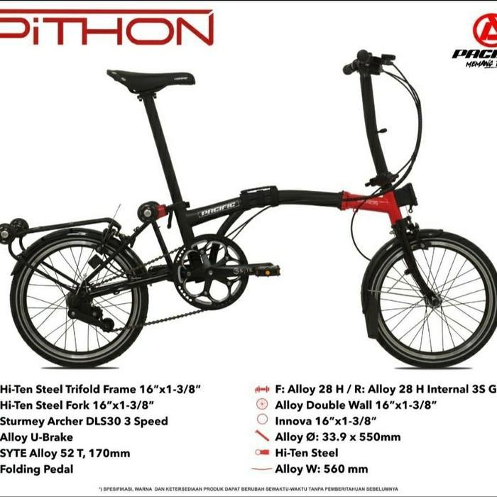 Sepeda Lipat Pasific Pithon