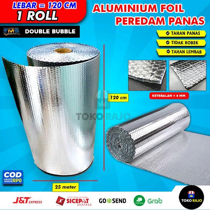 Alumunium Foil Bubble Peredam Panas Atap Rumah Ketebalan 4 mm 1 Roll