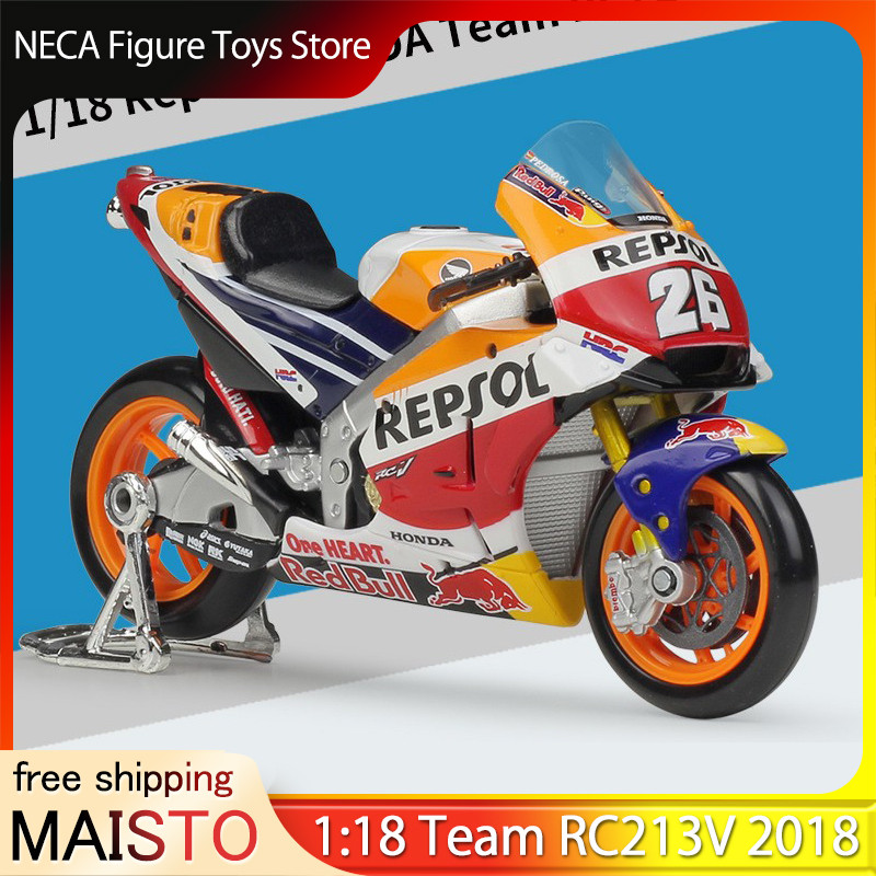 Maisto 1:18 Track Racing Motorcycle Ducati Lenovo & Repsol Honda RC213V Simulation ecast Models #26 