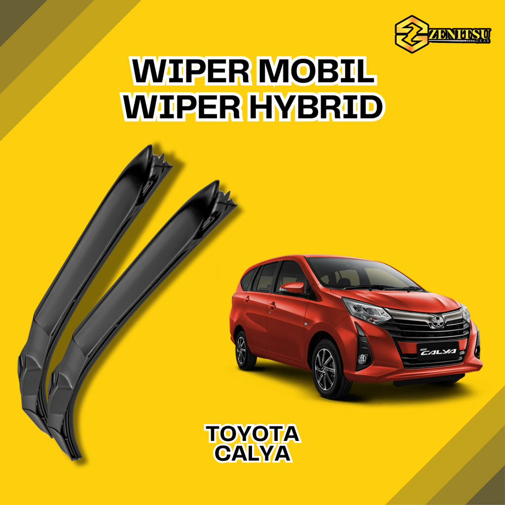 Wiper Mobil Toyota Calya Hybrid Premium Blade Karet