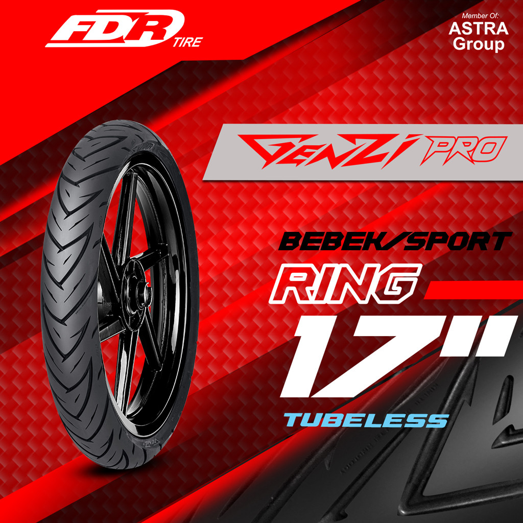 Ban Motor Tubeless FDR GENZI PRO Ring 17