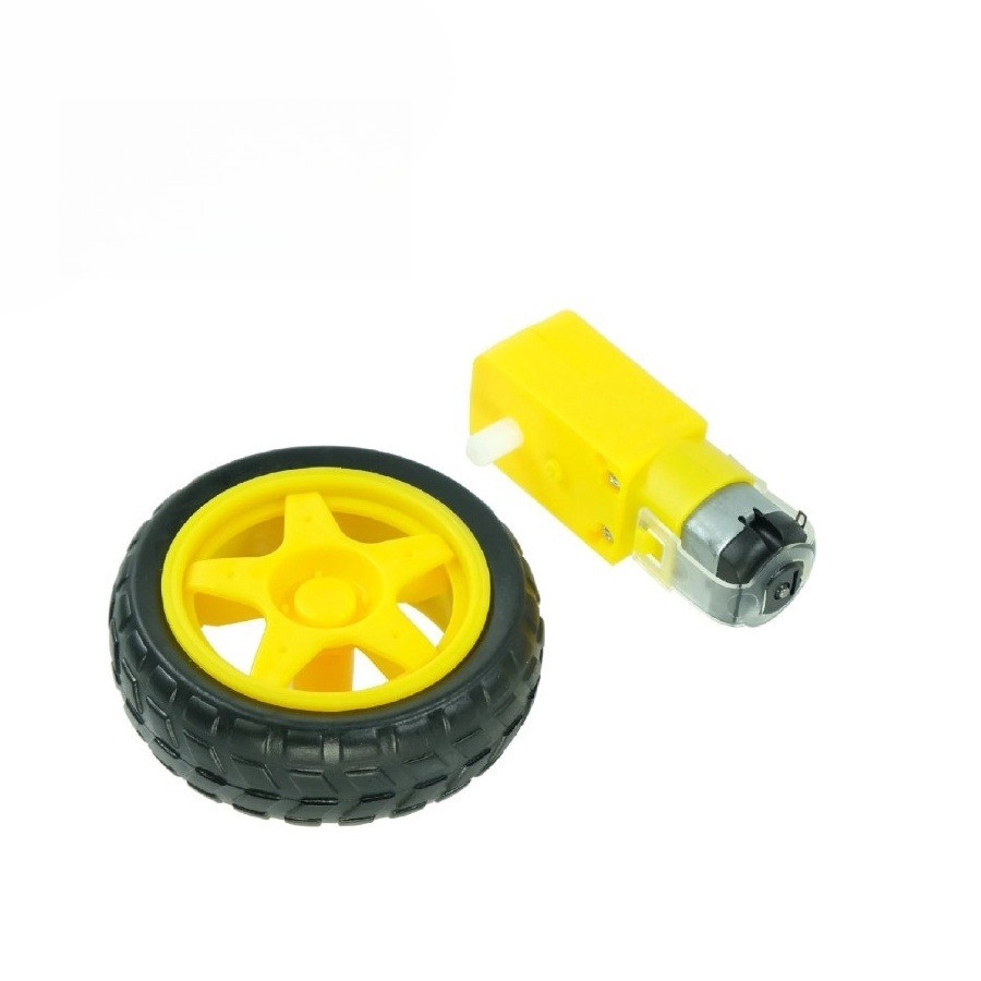 Motor DC 6-12V Gearbox Tinggi Torsi Untuk Robot Best Seller