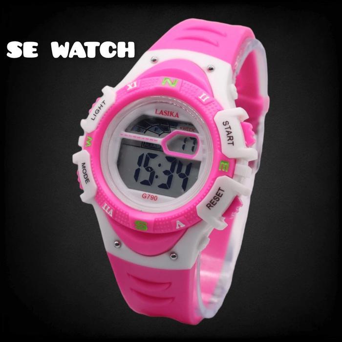 JAM TANGAN ANAK COWOK/COWOK TAHAN AIR 790 - PINK