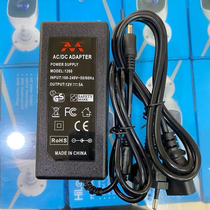 ADAPTOR 5 AMPERE 12 VOLT / ADAPTOR DVR/ADAPTOR CCTV
