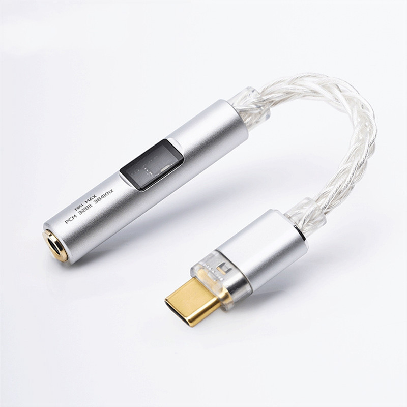 Adapter Cable DAC Amplifier CX31993 Decong Chip Portable MAX97220 OPAMP IC Hif SilverPlated OCC Wire