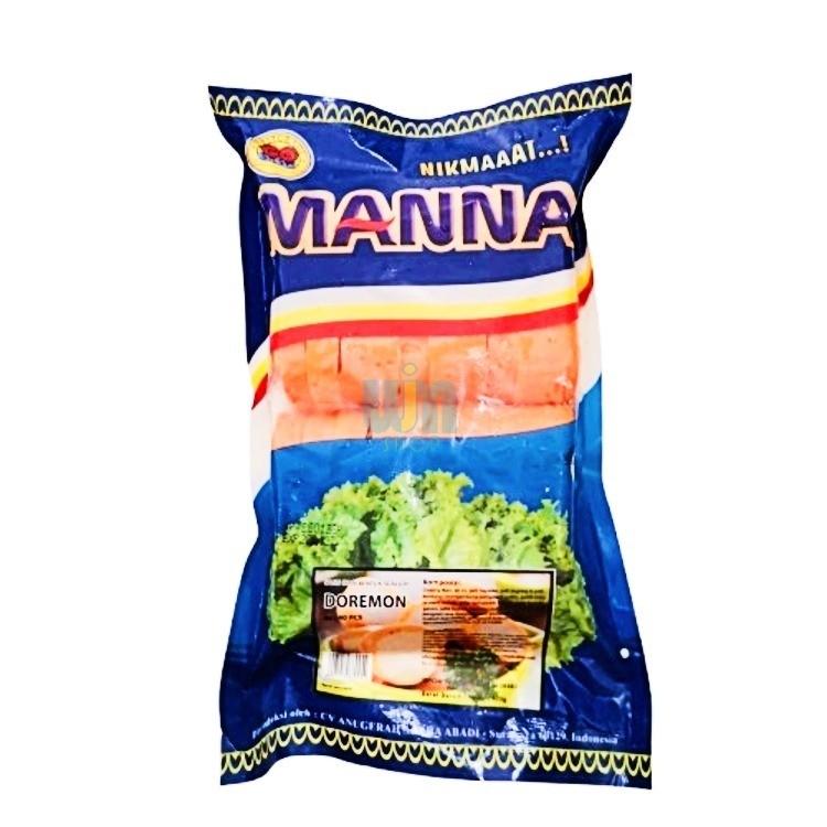 Go Manna Sosis Ikan Bentuk Scallop Doremon 500gr Isi 40 pcs