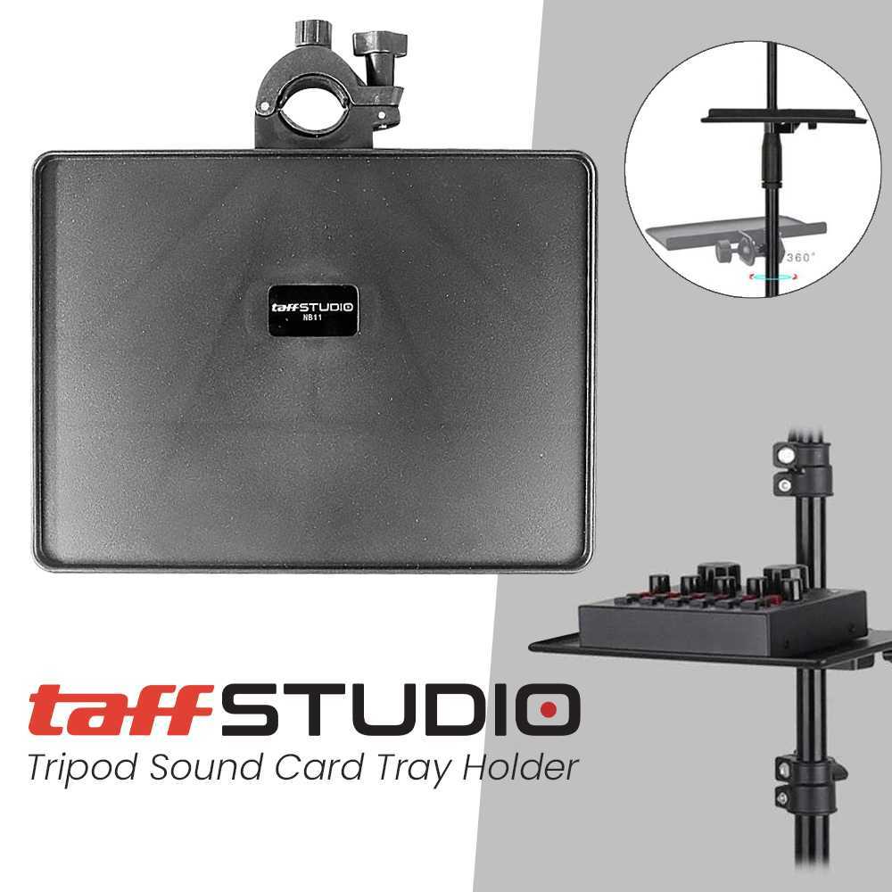 XC - TaffSTUDIO Tripod Sound Card Tray Clamp Holder - NB11