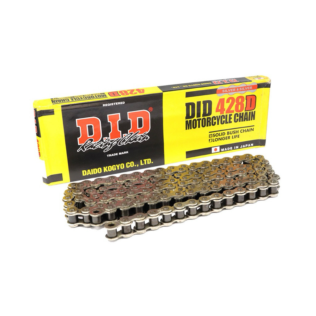 Rantai Motor DID Drive Chain 428D X 112L Silver Japan