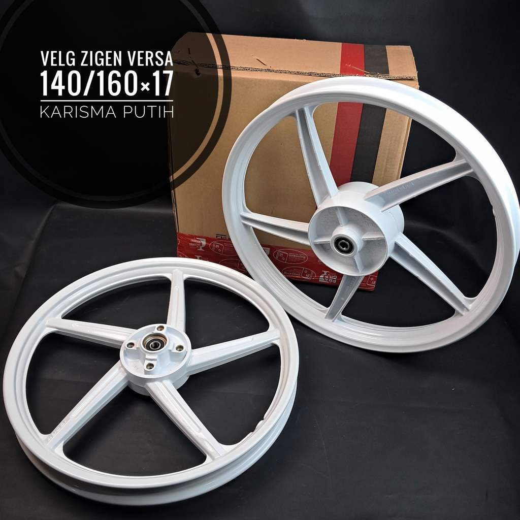 Velg Zigen Rossi Versa P5 Kharisma SupraX125Lama Falcon Putih