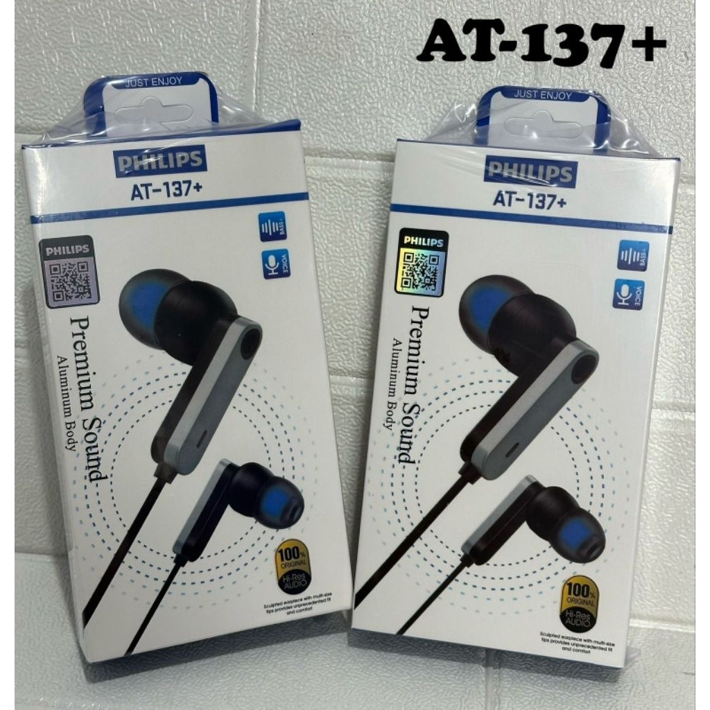 HF Headset Ori Premium Philips AT - 137 PLUS