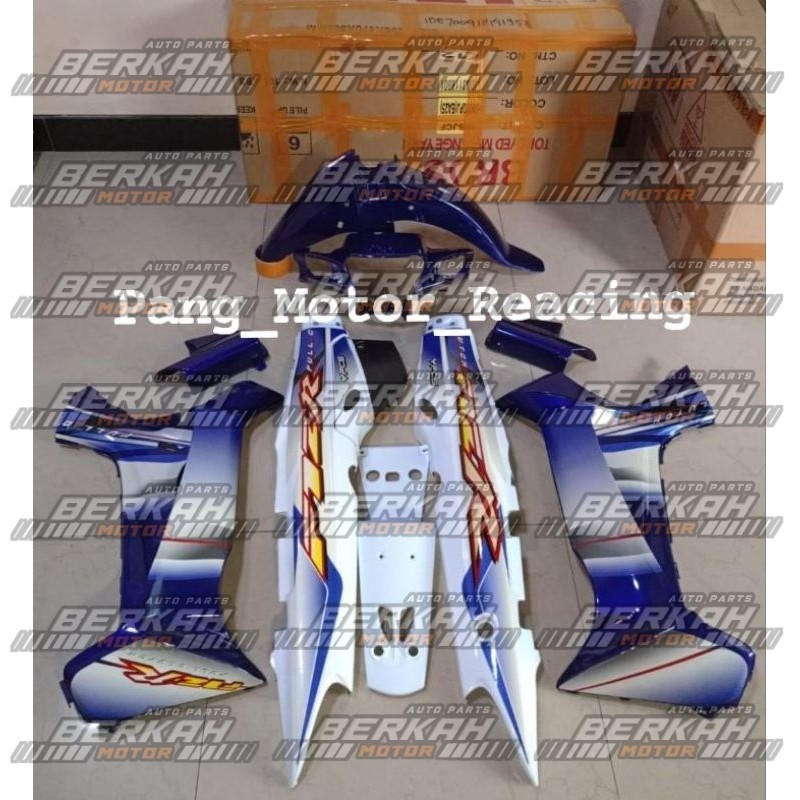 Body set fiz r Biru putih 2003 Bodi fulset Fizr Biru putih