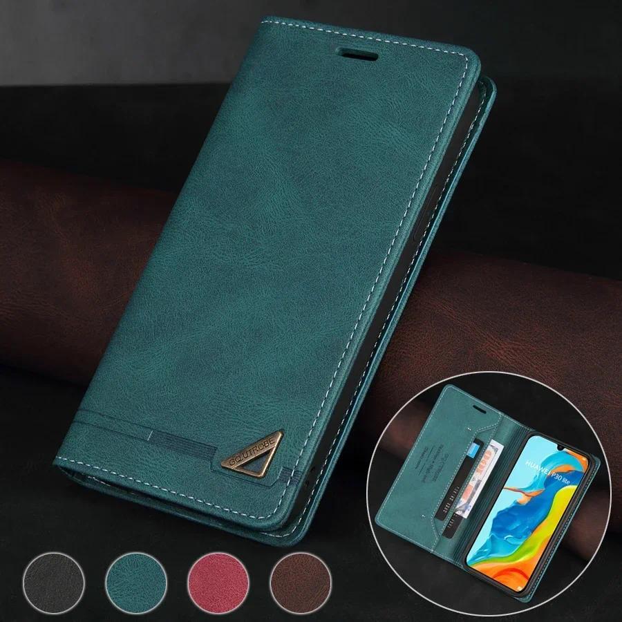 Wallet Magnetic Flip Leather Case For Huawei P40 Lite P30 P20 Pro P Smart Z 2019 Honor X8 4G 50 Lite