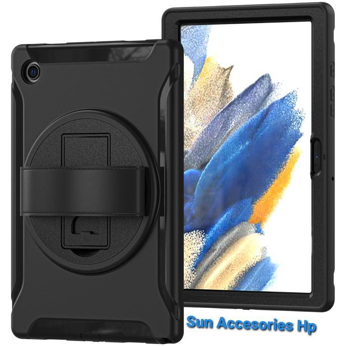 Case premium Standing Cover Samsung Galaxy Tab A8 2022 10.5 X200/X205 - Hitam