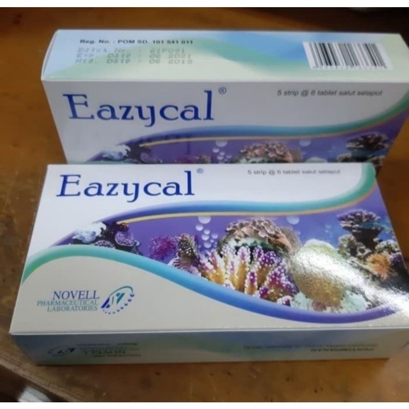 Eazycal Box Isi 30 Tablet Kalsium untuk Ibu Hamil - Suplemen Kesehatan Kehamilan