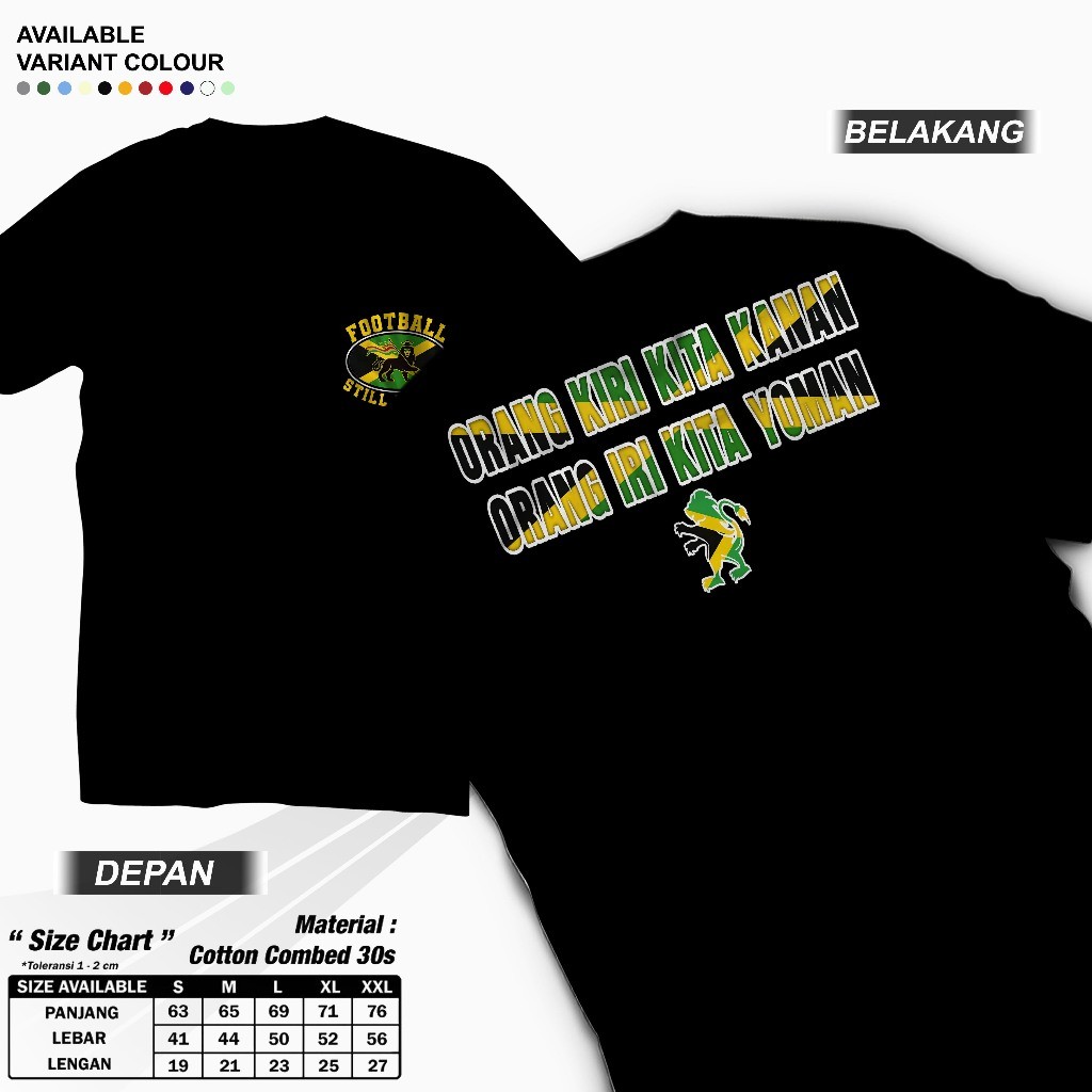 Kaos Football still Yoman,baju jamaica yoman