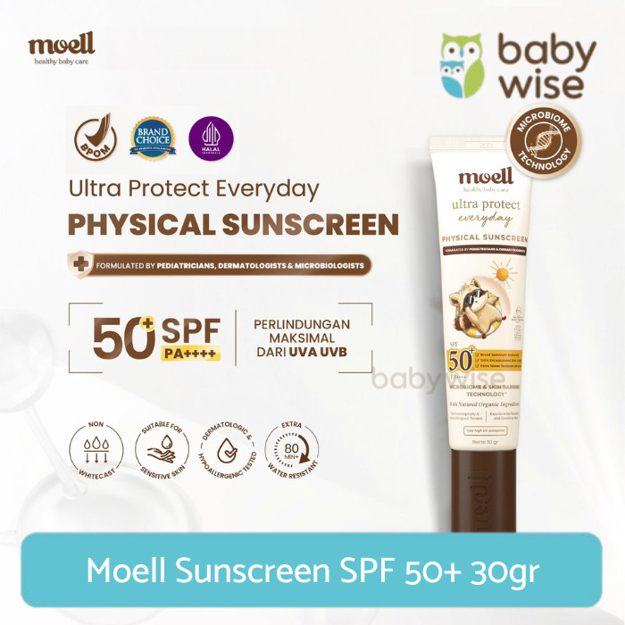 Moell Sunscreen SPF 50+ - Sunscreen Anak & Bayi