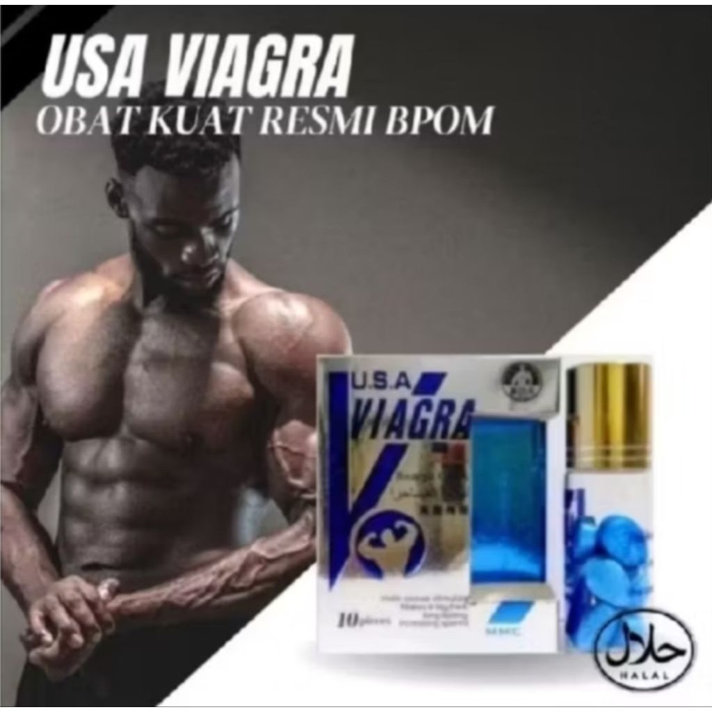 Viagra Mmc Original Pil Biru Asli import USA Obat kuat Pria Dewasa tahan lama(Produk Original)