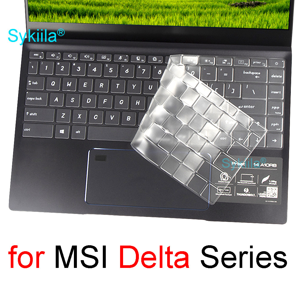 Keyboard Cover for MSI Delta 15 AMD Silicone Laptop Protector Skin Case Accessories