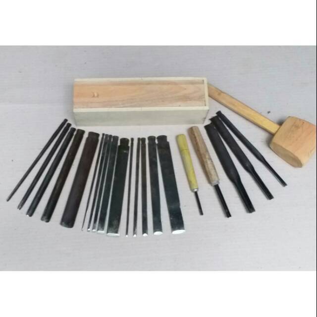 HappymeStore59 - Pahat Ukir Kayu ALAT PAHAT palu kotak murmer