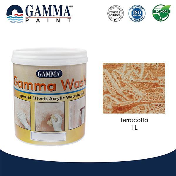 Gamma Wash - TERRACOTTA - Cat wash Motif Spesial Efek