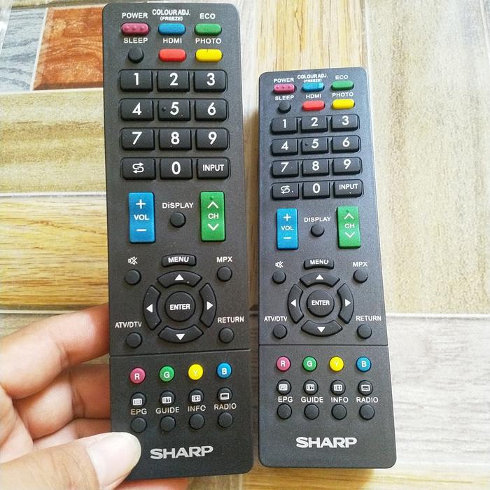 remote tv sharp aquos remote tv led lcd sharp - remote besar