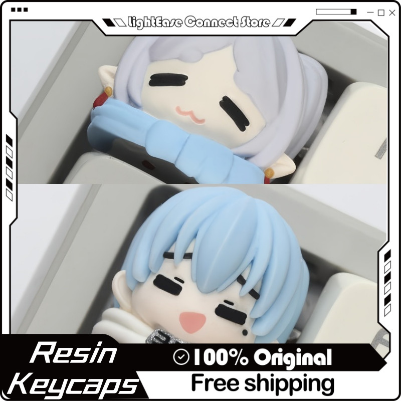 Frieren: Beyond Journey’S End Themed Meanical Keyboard Keycaps erry Profile R4 Resin Frieren Himmel 